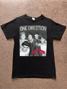 One Direction Black Take Me Home Tour Tee
